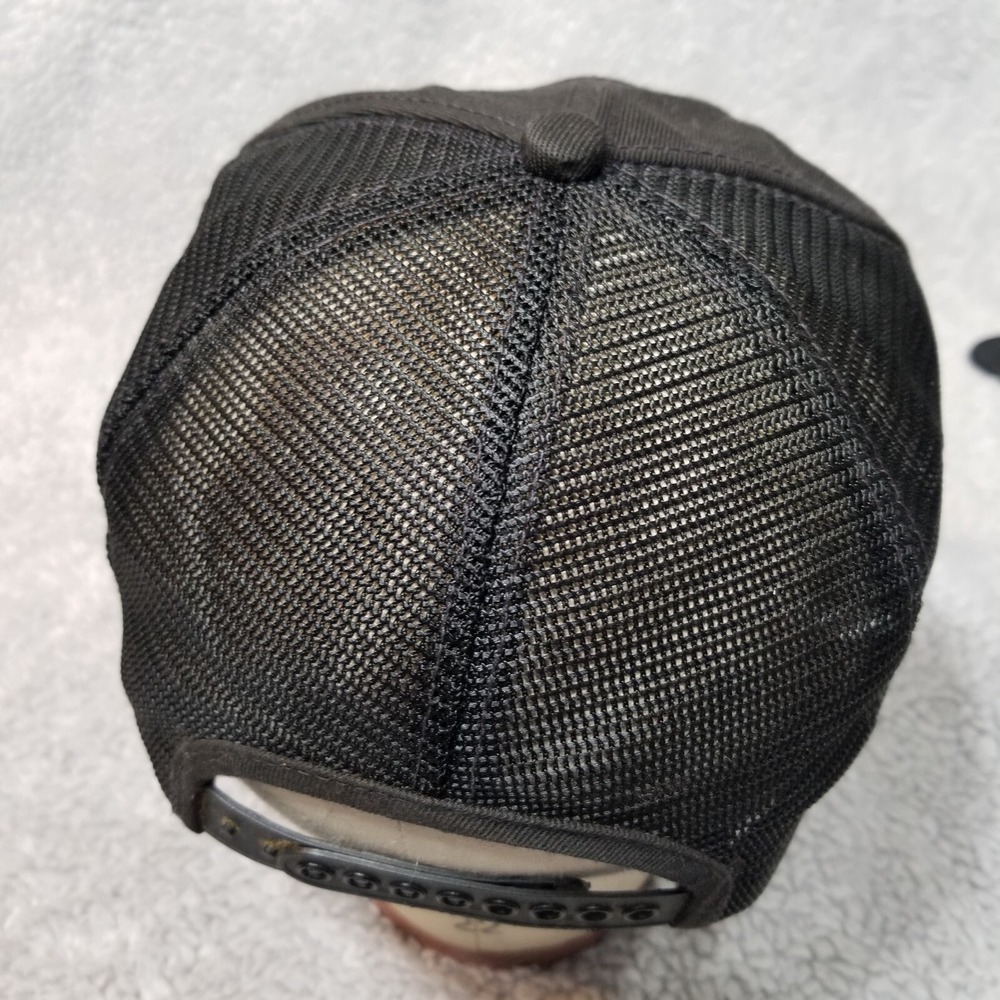 Vintage 90's NASCAR Texaco HAVOLINE Racing Black SnapBack Hat Checkered Flag - Picture 11 of 12